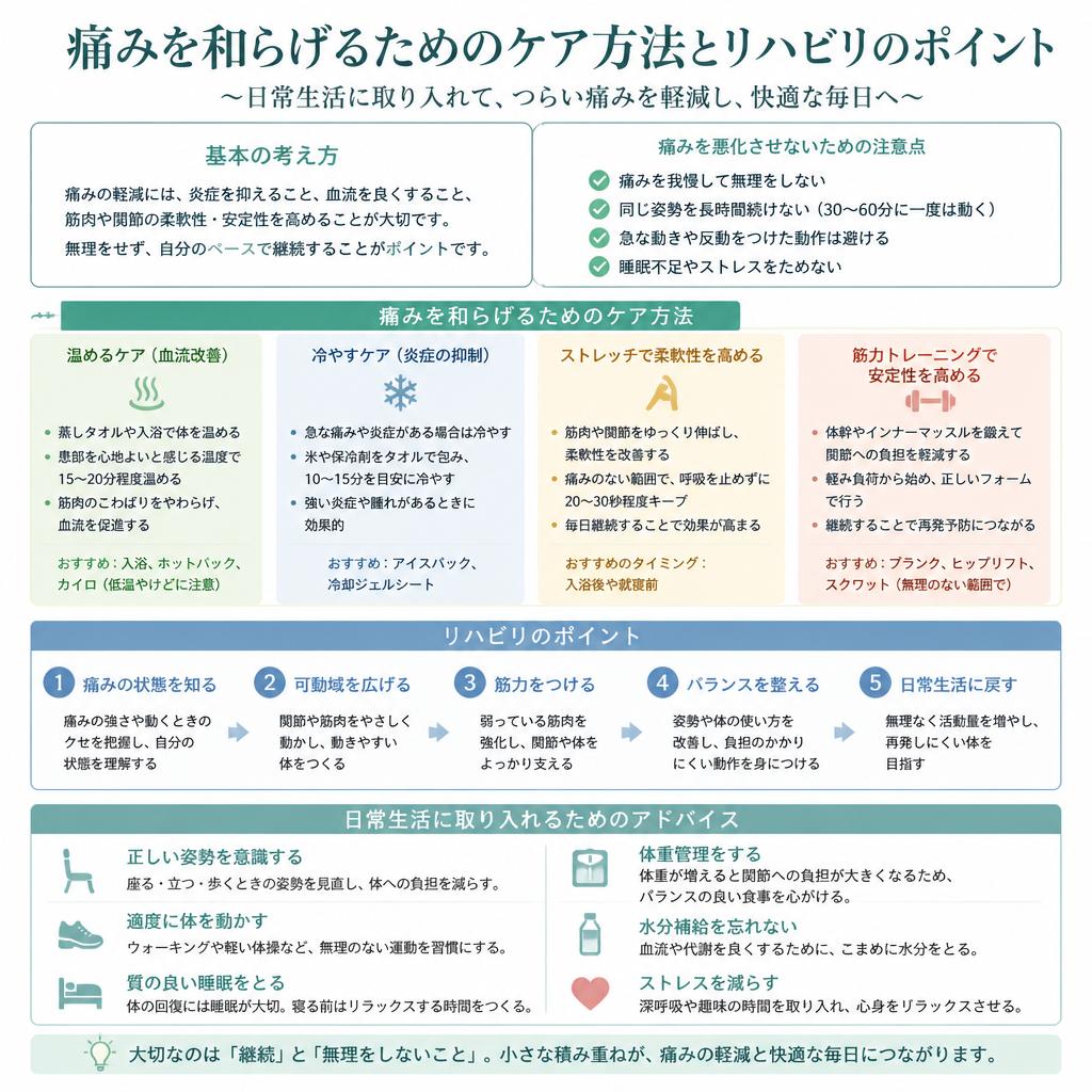 4. 効果的なケア方法とリハビリ