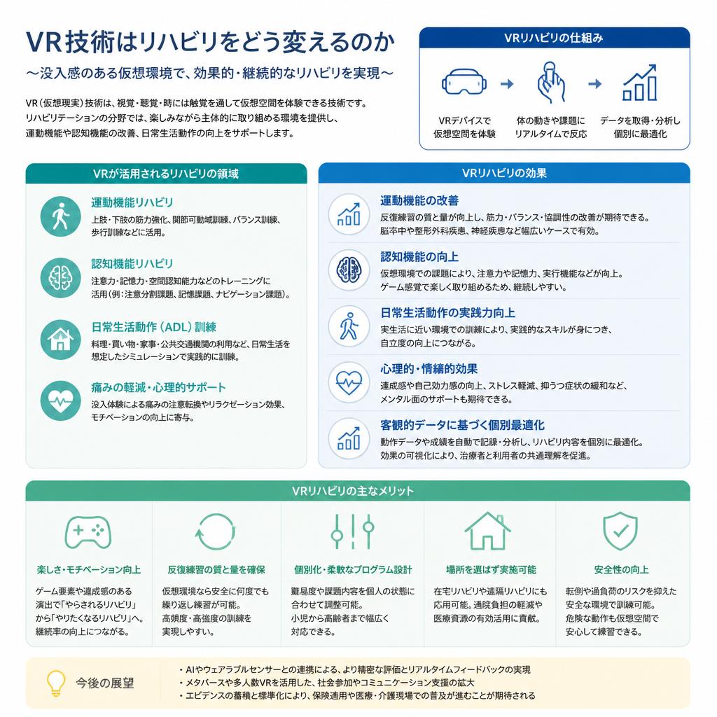 VR技術によるリハビリ効果