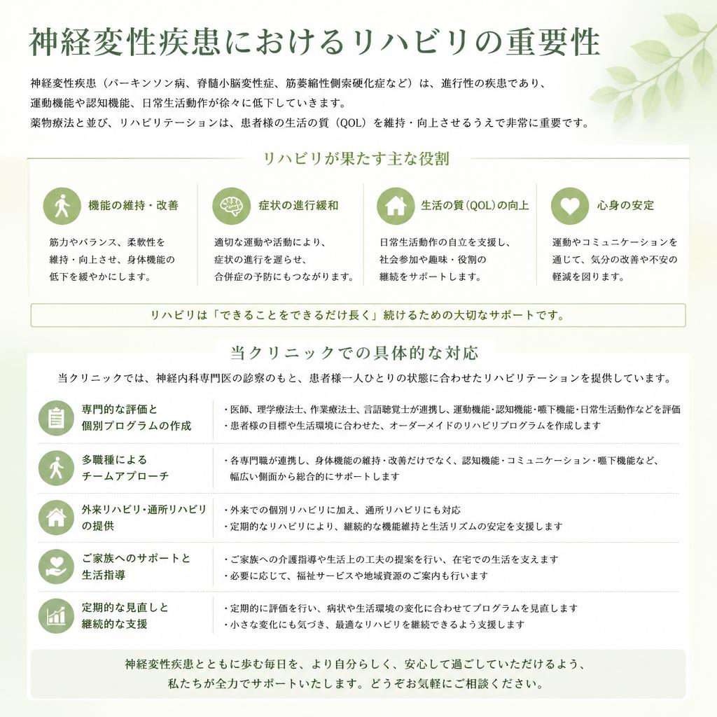 神経変性疾患に特化したアプローチ