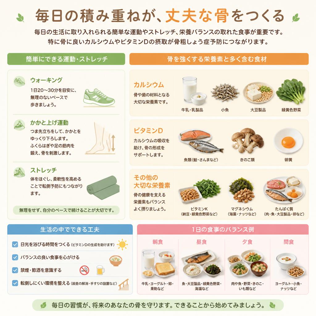 脊柱管狭窄症を予防する生活習慣