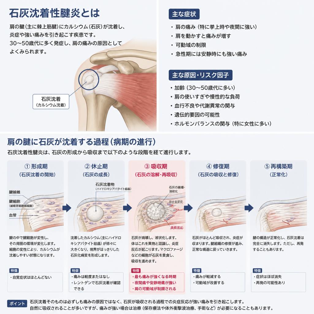 石灰沈着性腱炎とは？