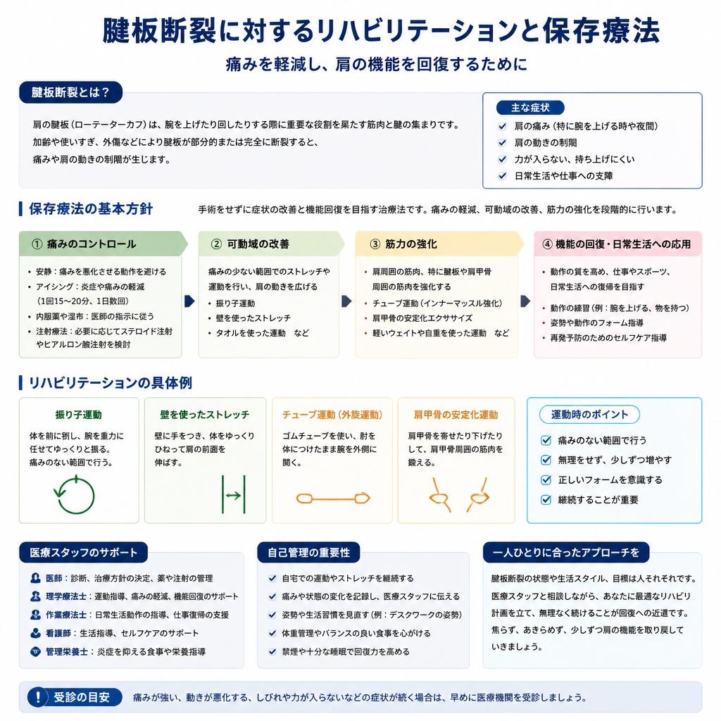 リハビリと保存療法の重要性