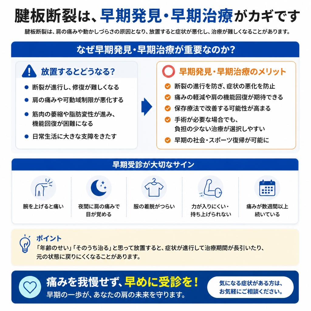 早期診断と治療の大切さ