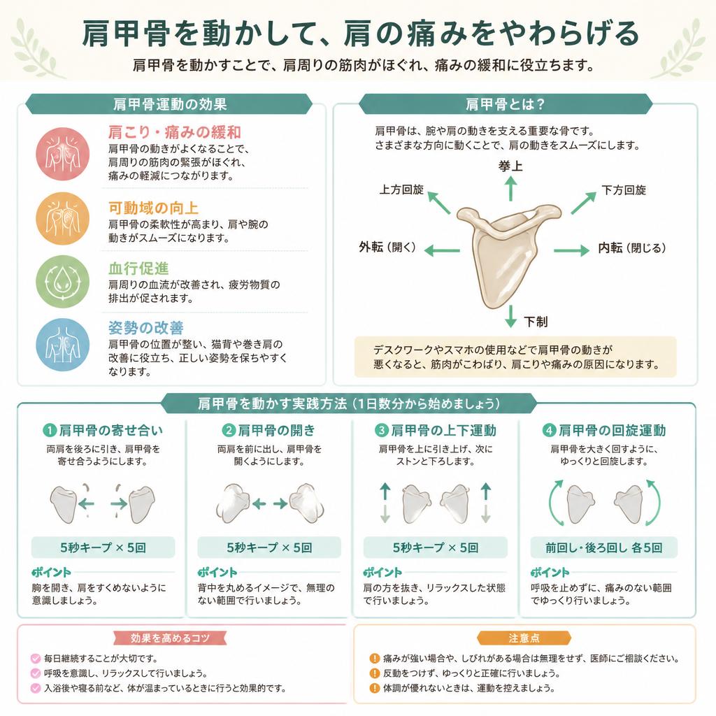 肩甲骨運動の取り入れ方